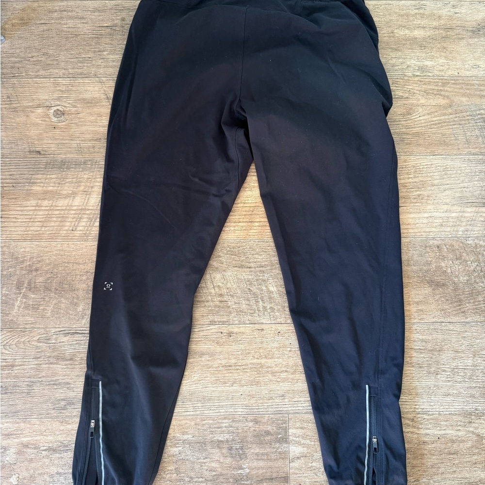 lululemon athletica Black Men's Zip-Hem Joggers